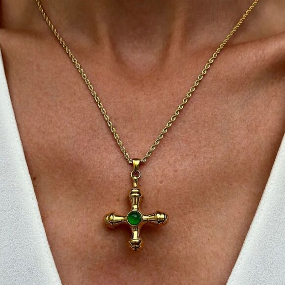 Italian vintage necklace A220 - Picture 1 of 6